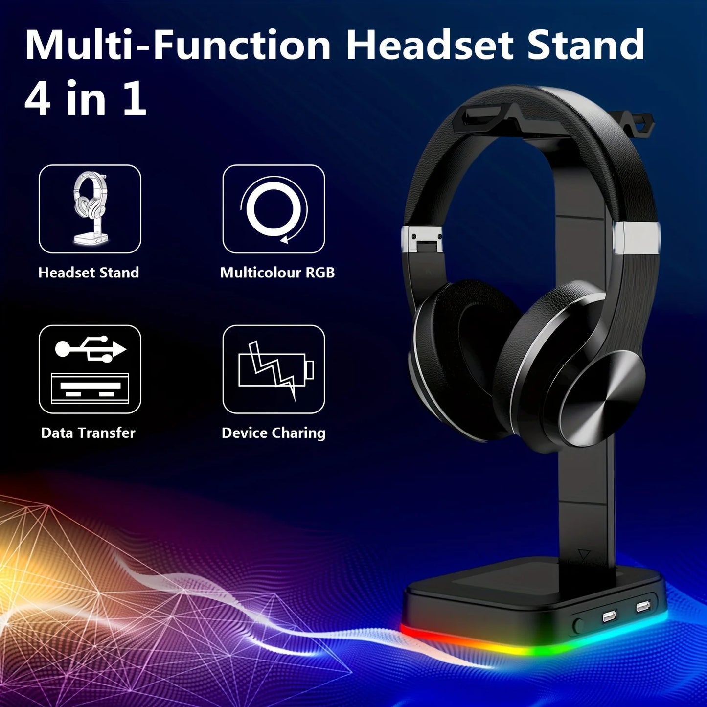 ProCharge RGB Headset Dock With Charger