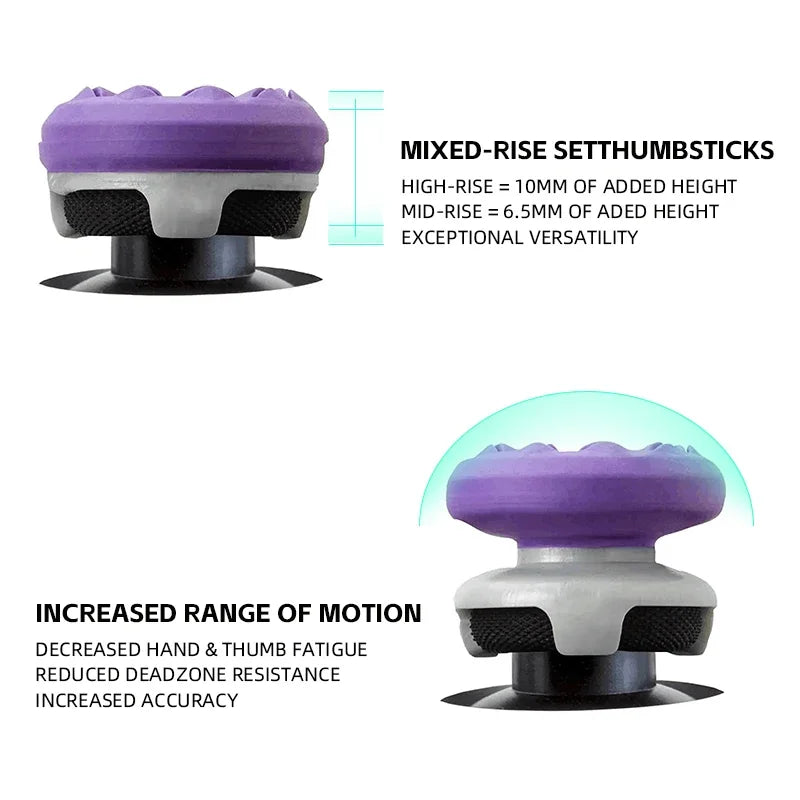 PS4/PS5 Thumb Grips — Multi Color Pack