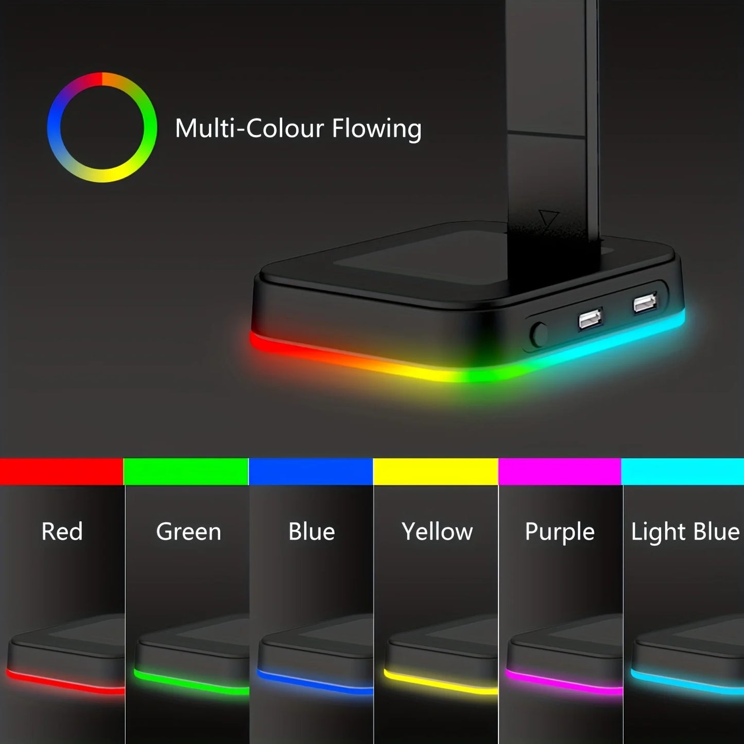 ProCharge RGB Headset Dock With Charger