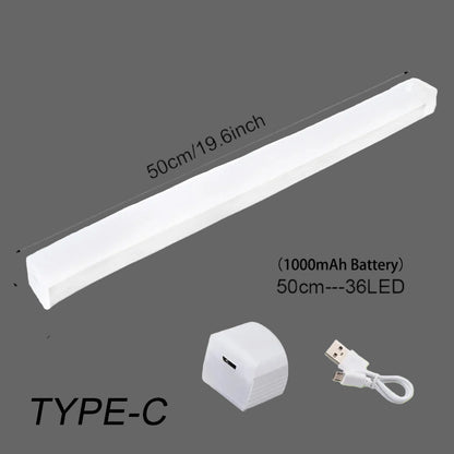 Wireless LED Monitor Light Bar – Type-C Rechargeable Screen Light