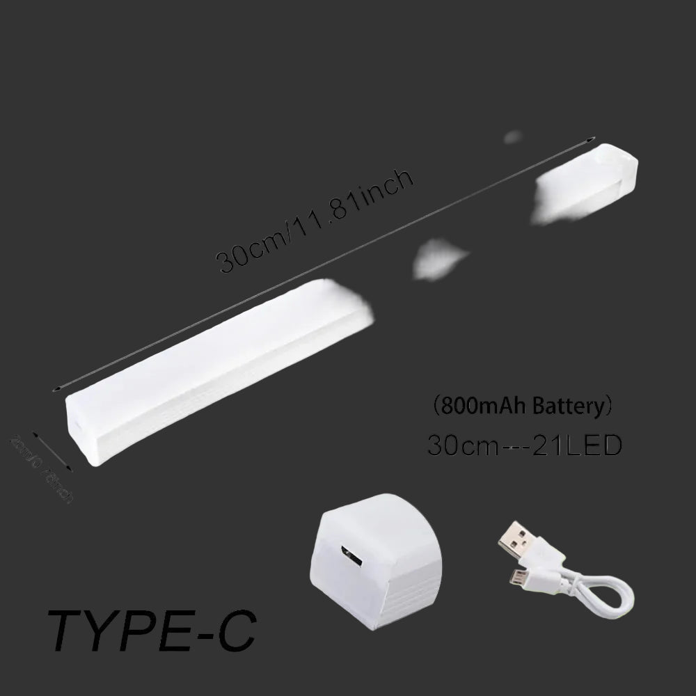 Wireless LED Monitor Light Bar – Type-C Rechargeable Screen Light