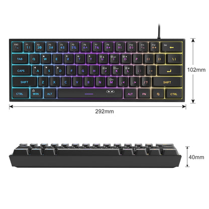 Mini 60% RGB Gaming Keyboard — Compact & Colorful