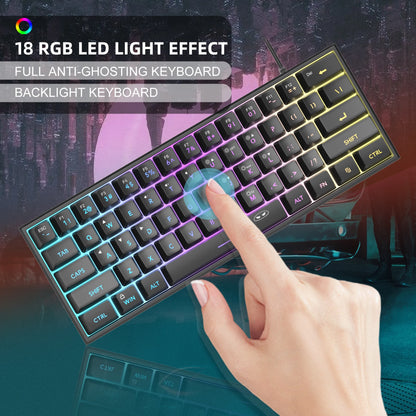 Mini 60% RGB Gaming Keyboard — Compact & Colorful
