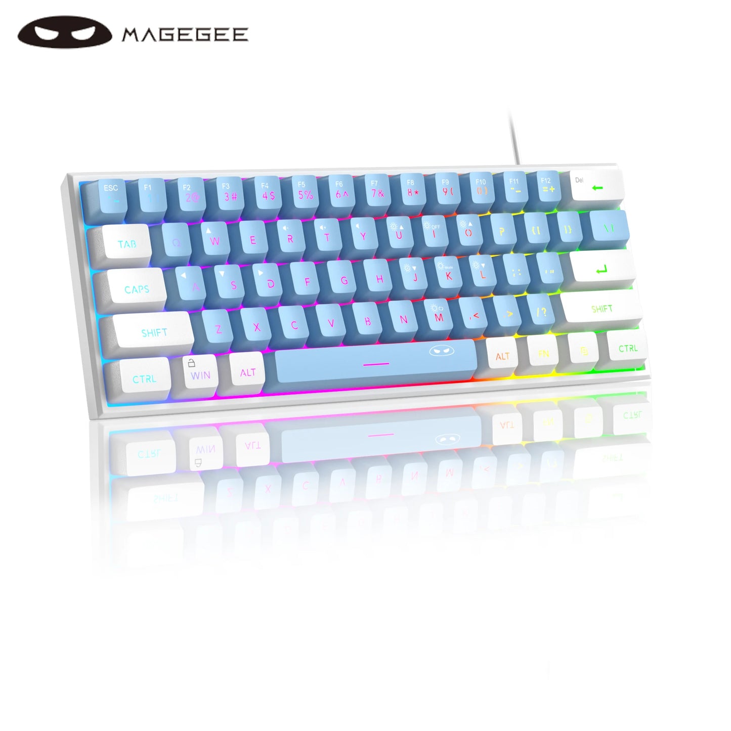 Mini 60% RGB Gaming Keyboard — Compact & Colorful
