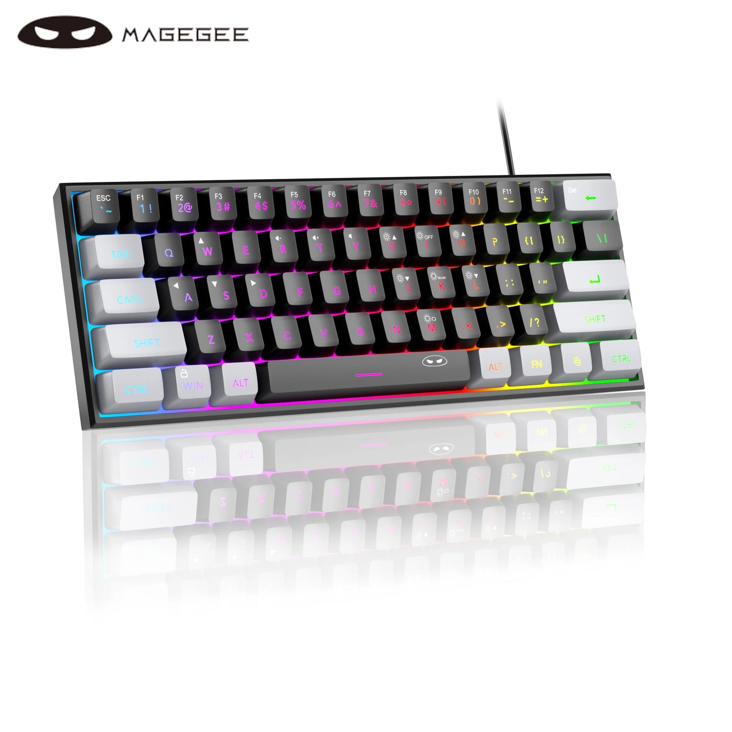 Mini 60% RGB Gaming Keyboard — Compact & Colorful