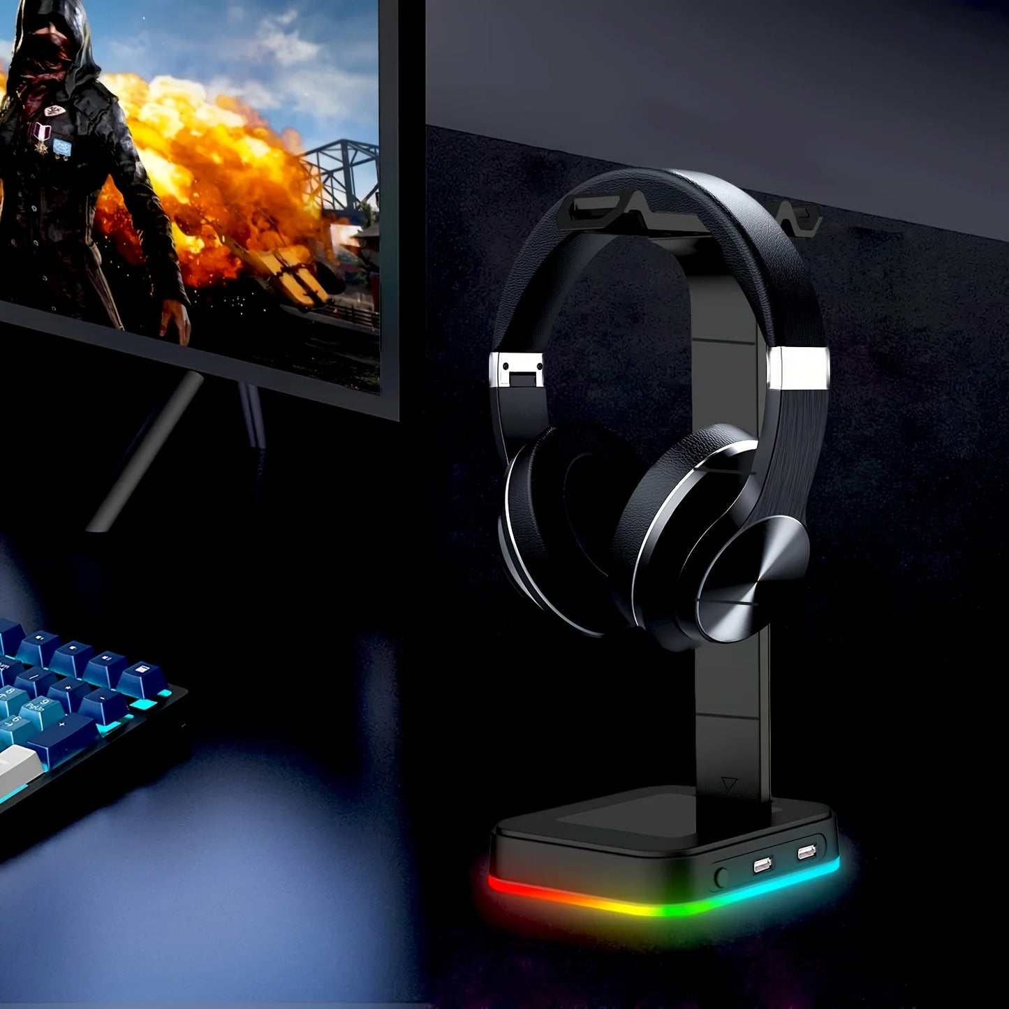 ProCharge RGB Headset Dock With Charger